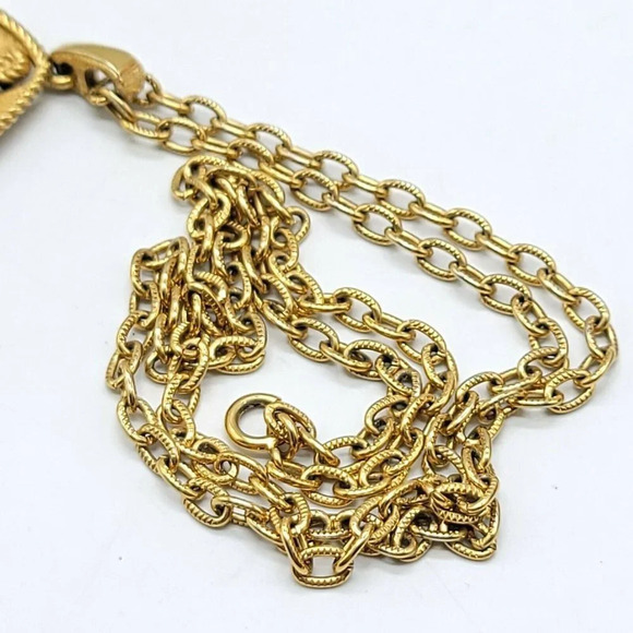 Crown Trifari Mid Century Modern Matte Gold Tone - Picture 5 of 6